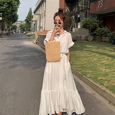 14号出货2020夏季新白色连衣裙225-1940（），女装连衣裙，浙宝225