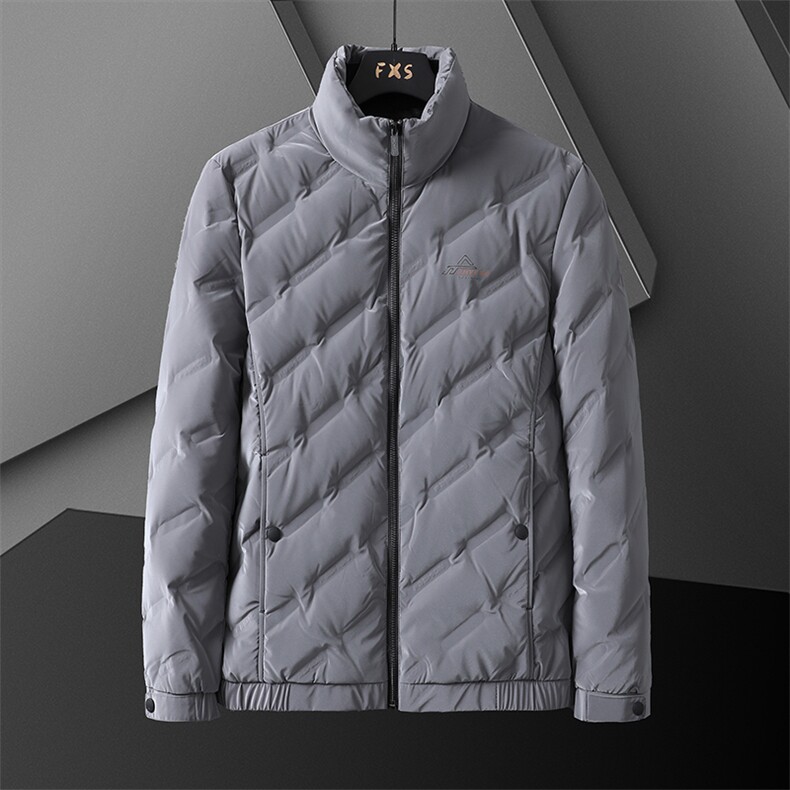 2067 P145 冬季男士休闲轻薄羽绒服外套保暖防寒羽绒衣外衣图片