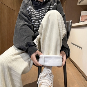 美式高街加绒质感垂顺长裤宽松直筒 1008-加绒特批43图片
