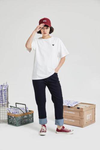 秋季新款小牛加厚T恤，女装T恤，AIMEEWQ