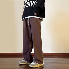 美式高街潮牌运动卫裤男女秋冬新款宽松休闲长裤AK072-P32加绒40，男装休闲裤，星座1008