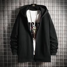KS21213-P38加绒款-P43连帽开衫卫衣男运动外套大码班服网格，男装卫衣，电商A040A