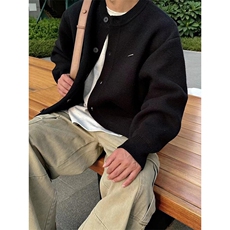 开衫毛衣男秋季美式慵懒chic外套高级感潮牌针织衫M223，男装针织衫/毛衣，星座1116A（原606A-3）