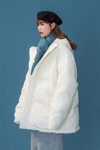 2025年冬季新款棉衣大码压皱连帽棉袄棉服A071-M12-P125女类，男装棉衣，电商A125