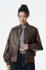 男女机动皮夹克潮牌立领防水皮夹克休闲外套A406JK5619P88，男装夹克，星座309（原A406）