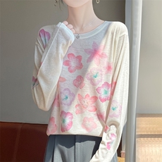 粉花盈袖