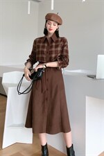 现货供应，秋装连衣裙！订单?，女装连衣裙，友一有二