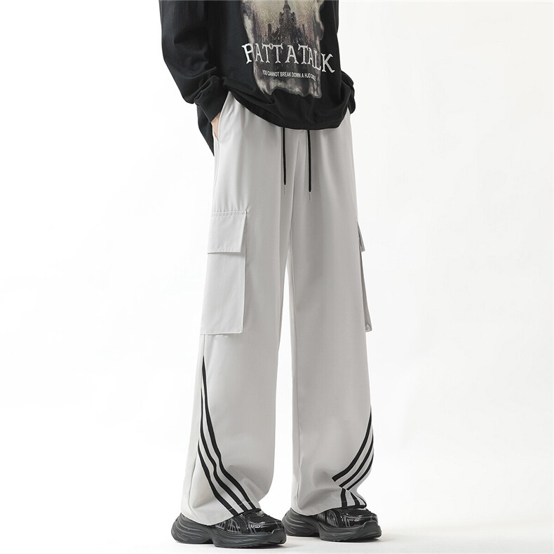 YK129特P32控59品质保障！无影墙春装侧边织带潮流工装休闲裤,男装休闲裤,电商A249