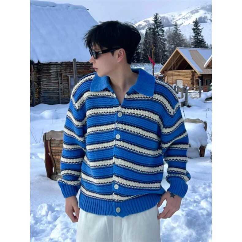 网络图，春秋毛衣开衫开春穿搭针织衫XZ302B-1-M680P58，男装针织衫/毛衣，星座302B-1