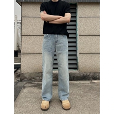 203-6N03P53特原版供货复古简约猫须水洗直筒牛仔裤，男装牛仔裤，星座203-6(原电商259)