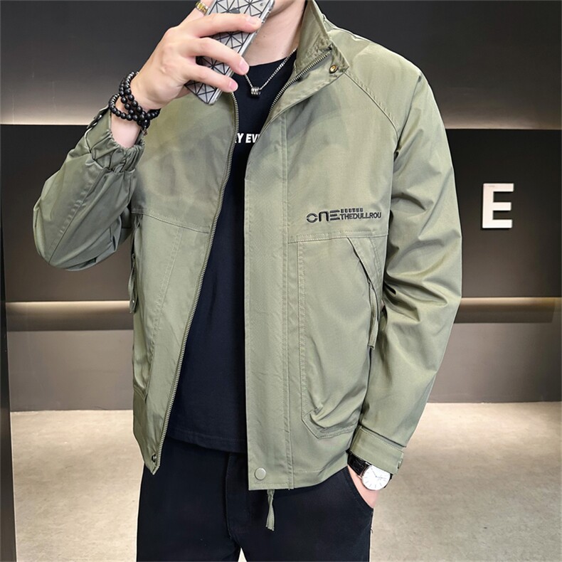 2026春秋新款夹克外套男士立领衣服潮流新品男装上衣，男装夹克，电商A225