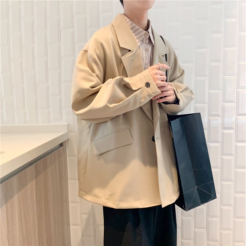 2025秋季新款文艺复古宽松小西装西服XZ1093,男装西服,星座1108