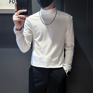 高质量抖音直播长袖T恤男店主风社会小伙打底衫301C-CT01-P48控68图片