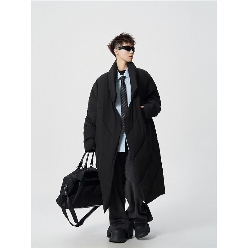 1无影墙行走的大棉被大码M-5XL过膝中长款棉衣男ZC77110P135控198，男装棉衣，星座226-2