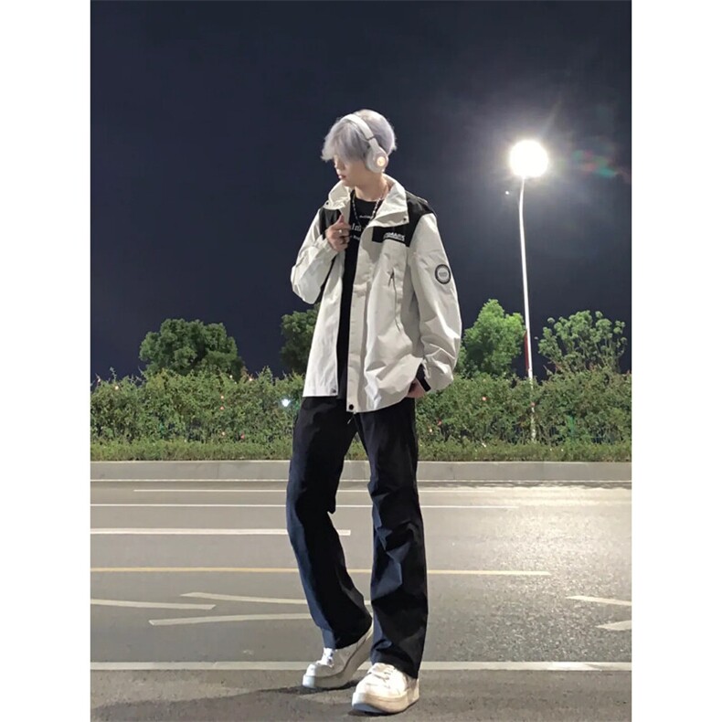 冰丝速干降落伞裤日系复古XZ310A-4聚酯纤维100,男装休闲裤,星座310A-4