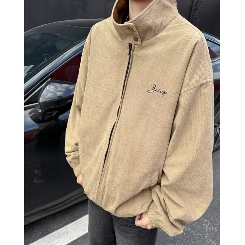 美式高街复古青少年外套男款秋季宽松运动夹克棒球服休闲W9340,男装夹克,星座506