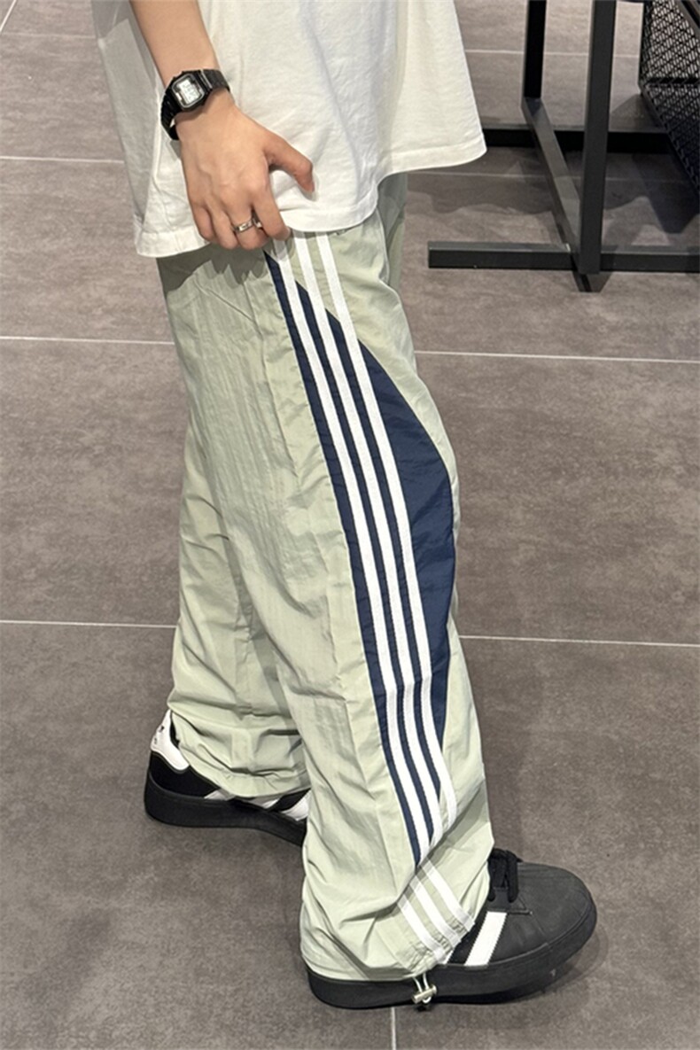三条杠速干伞兵裤子男女款夏季户外登山多巴胺运动裤CCBN10-P50,男装休闲裤,星座1007（原301D）