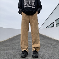春款复古水洗宽松牛仔裤男宽松直筒牛仔裤N01623-P55，男装牛仔裤，星座308B-1