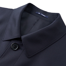 XL-N88211秋冬新款男士风衣翻领商务领导服男装纯色全羊毛外套，男装风衣，电商B360