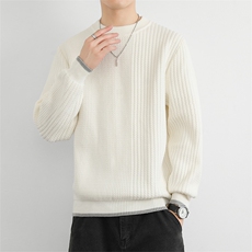 毛衣男秋冬季潮流宽松慵懒风麻花毛线衣服男打底针织衫MY9827P70，男装T恤，星座914