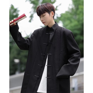 dk制服新中式立领民中山装风班服复古小众西服外套 JW1158图片