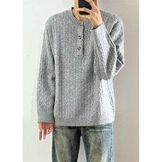 毛衣男长袖冬季新款宽松针织衫内搭打底衫百搭上衣MYZ41，男装T恤，星座1116A（原606A-3）