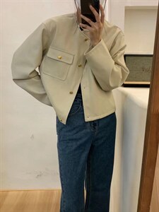 PU皮衣图片