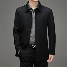 男装夹克2023春季新款简约休闲立领夹克衫时尚商务中青年上衣外套,男装夹克,电商B212（原钱塘6029）