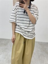 夏季新款，条纹T恤，女装T恤，虫七