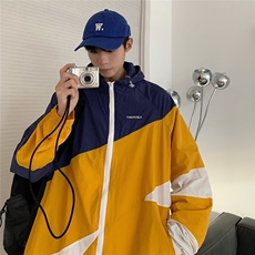 定制防晒衣男士外套春季超薄透气夹克连帽情侣轻薄皮肤空调衣服潮，男装防晒衣，星座506