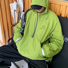 美式户外机能连帽宽松防晒速干夹克外套冲锋衣QF07P35，男装夹克，星座1116-2