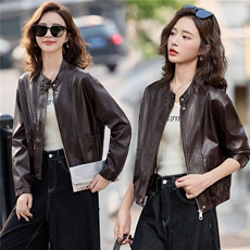 2025年秋季新品现货皮衣外套时尚潮流,女装皮衣,臻衣坊,中纺服装城 2025年秋季新品现货皮衣外套时尚潮流,女装皮衣,臻衣坊,中纺服装城