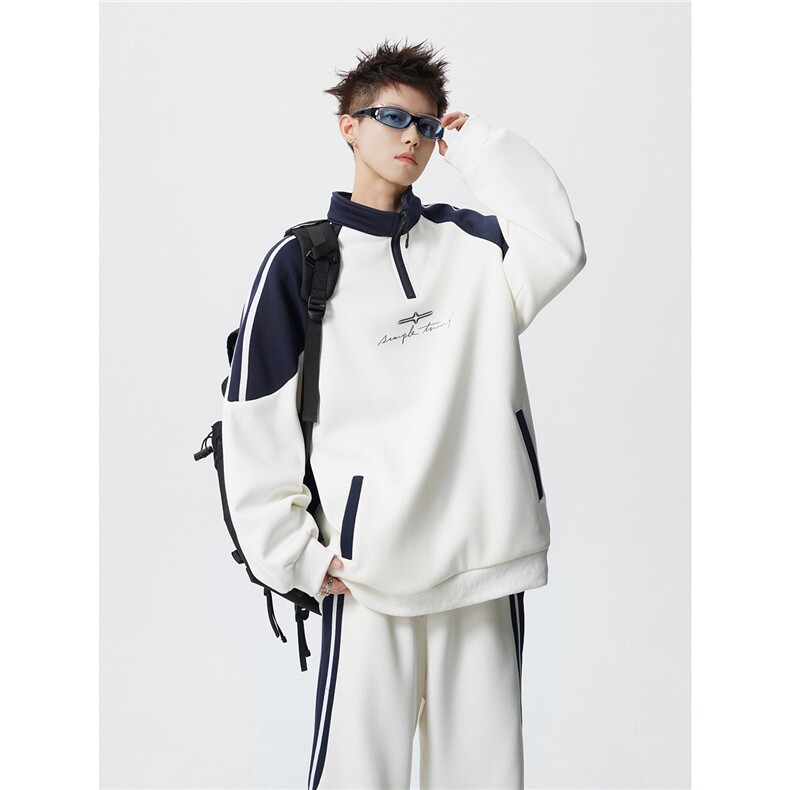 PTZ2551-特P95控178无影墙休闲运动裤拼接套装男55棉45聚酯纤维，男装休闲套装，电商B370