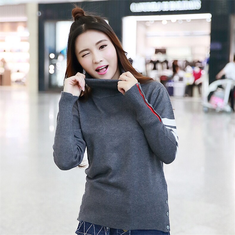 2025年秋季新款深色针织男女同款针织上衣时尚休闲通勤百搭，男装情侣装，江杉羊绒