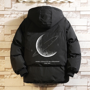 控128加绒面包服男大码羊羔毛衣男MY16246-P100图片