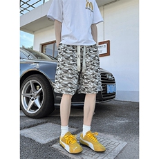 DK50001-P20短裤男女夏季新款休闲冰丝沙滩中裤宽松百搭五分裤，男装牛仔裤，电商A178