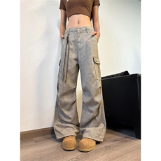 903-AK08-特P60【S-3XL】美拉德复古卡其沙色工装裤!3，男装工装外套，星座903