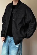 现货刺绣鹿皮绒夹克外套宽松休闲棒球服男A351-AJ2595-特批P95，男装夹克，电商A351