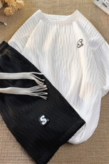 1休闲套装TZ8783P75短袖T恤男DT8781P35短裤男DK8782P40大码M-5XL，男装T恤，星座226-2