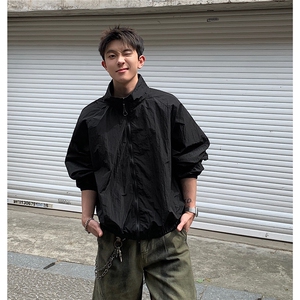 迷彩尼龙防晒衣外套男夏季薄款速干防晒夹克D428黑白P55 迷彩P65图片