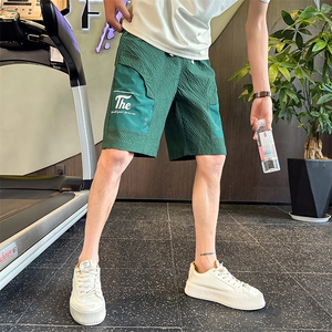 社会小伙夏季男士工装短裤帅气百搭潮牌五分裤C208-6703特P27控49图片