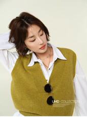 2025年秋季通勤休闲时尚百搭马甲，女装马甲，半城羊绒