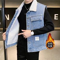 MJ215J-P68-限价98M-5XL现货男士得物马夹背心外套牛仔cityboy，男装背心/马甲，星座103A