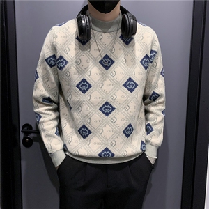 B340 M96247 P78 108 店主风无头风毛衣男图片