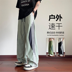 INS夏季新款薄款速干宽松透气休闲裤伞兵裤B315-K24160-特p30控58，男装休闲裤，电商B315