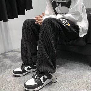 休闲裤男秋季韩版潮牌运动裤菠萝格裤子A551P42图片