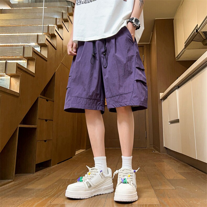 山系户外防水运动五分裤男夏季潮流速干沙滩短裤A406K3521特P32,男装牛仔裤,星座309（原A406）
