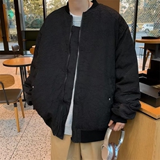 冬季棒球棉服男美式复古痞帅宽松棉衣潮牌高级感保暖棉袄外套，男装棉衣，星座716-4
