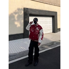 1506/QJ7790/P70韩ivekitsch同款爵士街舞夹克外套嘻哈棒球服，男装夹克，星座1506
