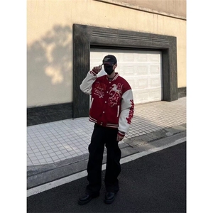 1506/QJ7790/P70韩ive kitsch同款爵士街舞夹克外套嘻哈棒球服图片
